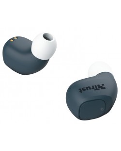 Безжични слушалки Trust - Nika Compact, TWS, сини