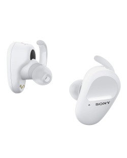 Безжични слушалки Sony - WF-SP800N, бели