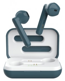 Безжични слушалки Trust - Primo Touch, TWS, сини