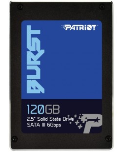 SSD памет Patriot - Burst, 120GB, 2.5'', SATA III