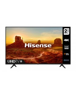 Смарт телевизор Hisense - A7100F, 55 , 4K, LED, черен