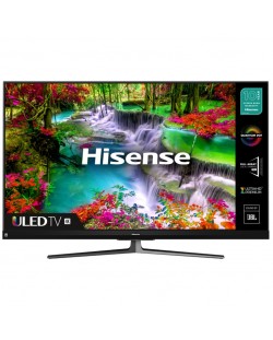 Смарт телевизор Hisense - U8QF, 65", 4K, ULED, черен