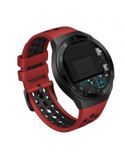 Смарт часовник Huawei - GT2e Hector-B19R, 47mm, 1.39, червен