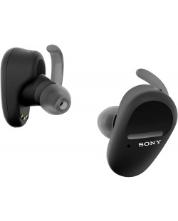 Безжични слушалки Sony - WF-SP800N, черни