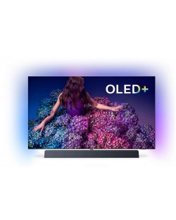 Смарт телевизор Philips - 55OLED934, 55", 4K, OLED, черен