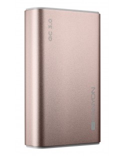 Портативна батерия Canyon - 10000 mAh, розова
