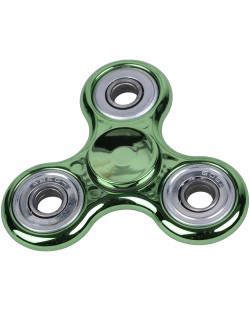 Антистресова играчка Fidget Spinner  - Хромиран, зелен