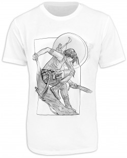 Тениска Shadow of the Tomb Raider, бяла