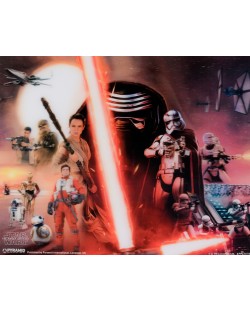 Плакат 3D Pyramid Movies: Star Wars - Episode VII Galaxy