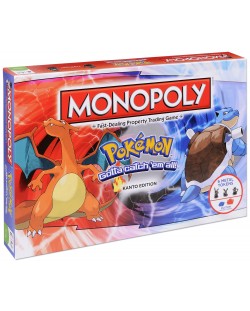 Настолна игра Monopoly - Pokemon: Kanto Edition