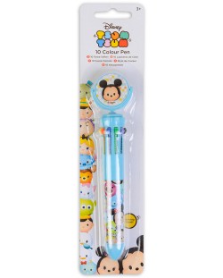 Детска химикалка 10 в 1 Disney Tsum Tsum - Многоцветна