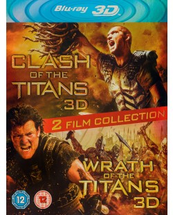 2 Film Collection - Clash of the Titans / Wrath of the Titans Triple Play (Blu Ray 3D)
