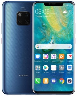 Смартфон Huawei Mate 20 Pro, Laya-L29C - 6.39" OLED, Dual SIM, среднощно синьо