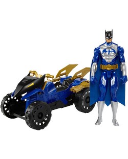 Фигурка Mattel - Batman с превозно средство