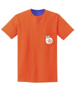 Тениска две лица Misfit Army Robots, оранжева/синя, размер M