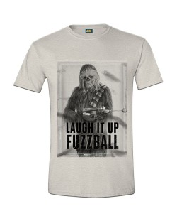 Тениска Star Wars - Laugh It Up Fuzzball, сива, размер S