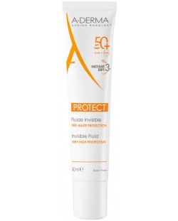 A-Derma Protect Невидим флуид, SPF50+, 40ml