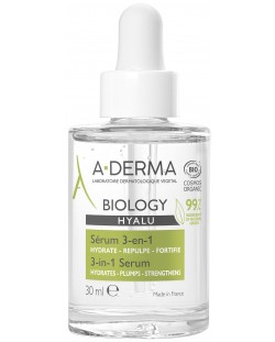 A-Derma Biology Серум 3 в 1 Hyalu, 30 ml