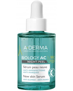 A-Derma Biology AC Серум за лице Night-Peel, 30 ml