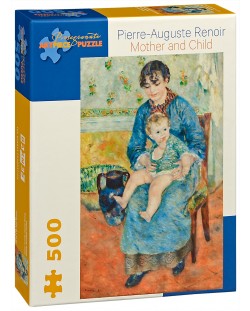 Пъзел Pomegranate от 500 части - Майка и дете, Пиер Реноар
