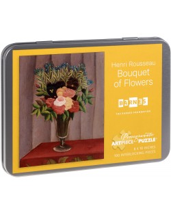 Пъзел Pomegranate от 100 части - Букет цветя, Анри Русо