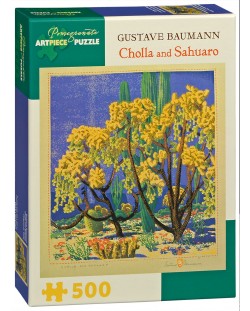 Пъзел Pomegranate от 500 части - Опунция и Сауаро, Густав Бауман