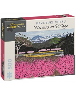 Пъзел Pomegranate от 500 части - Цветя в село, Казуюки Оутсу