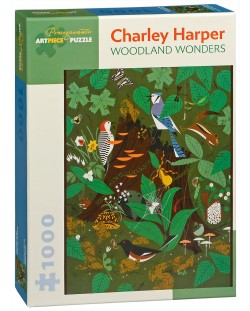 Пъзел Pomegranate от 1000 части - Чудеса в гората, Чарли Харпър