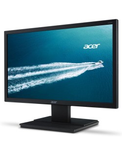 Монитор Acer V206HQLBb - 19.5", Wide TN, LED, 5 ms, 1366x768, черен