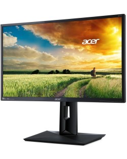Професионален монитор Acer CB271HKAbmidprx - 27", Wide, ZeroFrame, IPS LED, Anti-Glare, 4ms, 3840x2160, 4K2K, черен