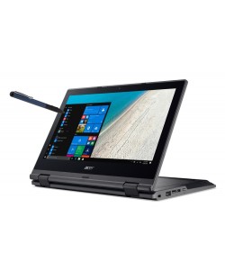Лаптоп Acer TravelMate B118, Intel Pentium N4200 Quad-Core - 11.6" FullHD, Черен