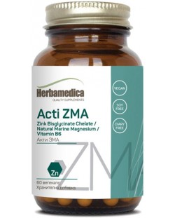 Acti ZMA, 60 веге капсули, Herbamedica
