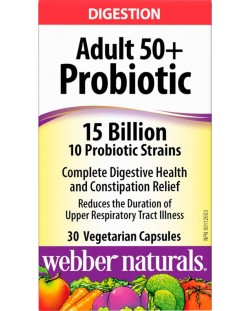 Adult 50+ Probiotic, 30 веге капсули, Webber Naturals