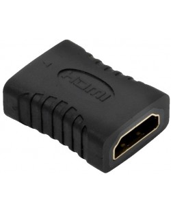 Адаптер QED - Connect, HDMI-F/HDMI-F, черен