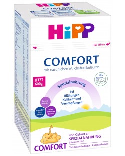Адаптирано мляко за кърмачета Hipp - Comfort, опаковка 600 g