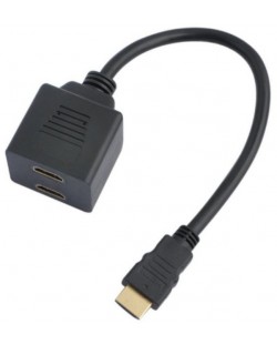 Адаптер ESTILIO - HDMI/2x HDMI, черен