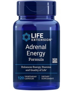 Adrenal Energy Formula, 120 веге капсули, Life Extension