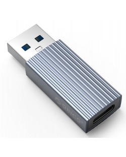 Адаптер Orico - AH-AC10-GY, USB-А/USB-C, сив