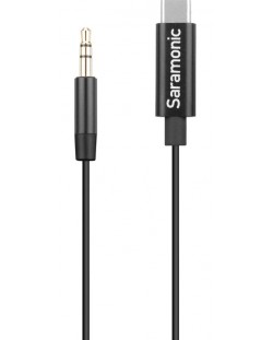 Адаптер Saramonic - SR-C2000, 3.5 mm/USB-C, 0.2 m, черен