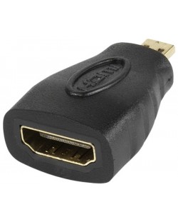 Адаптер Vivanco - 47089, Micro HDMI/HDMI, черен