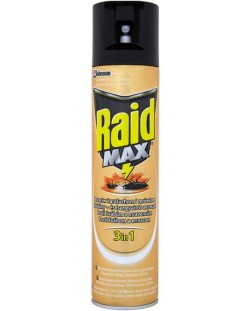 Raid Max Аерозол против насекоми, 3 в 1, 300 ml