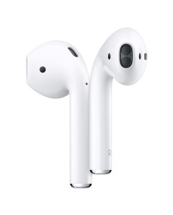 Слушалки Apple AirPods2 with Wireless Charging Case - бели