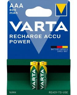 Акумулаторна батерия VARTA -  Recharge Accu Power, AAA, 2 бр.