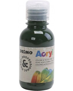 Акрилна боя Primo H&P - Тъмнозелена, 125 ml, в бутилка