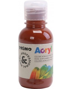 Акрилна боя Primo H&P - Сиена печена, 125 ml, в бутилка