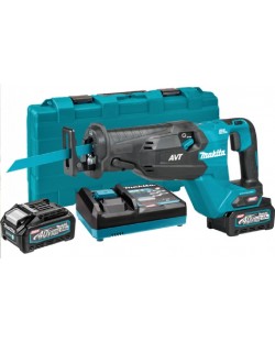 Акумулаторен саблен трион Makita - JR002GM201, 40V-XGT, 32 mm 2x4.0 Ah