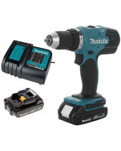 Акумулаторен винтоверт Makita - DDF453SYX4, 18V, 2x1.5 Ah