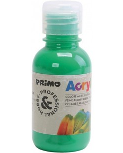 Акрилна боя Primo H&P - Светлозелена, 125 ml, в бутилка