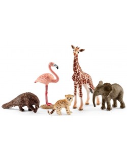 Фигурка Schleich от серията Диви животни – Комплект диви животни - Африка