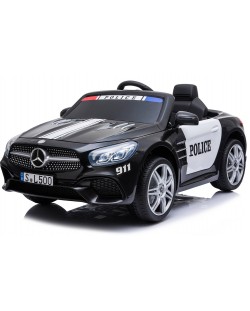 Акумулаторна кола KikkaBoo - Licensed Mercedes Benz SL500 Police, черна